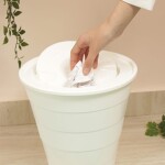 سلة ريكي بغطاء متحرك بلاستيك ألوان مختلفة