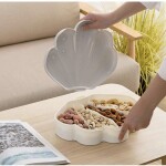 Shell-Shaped Snack Plate
