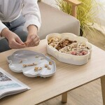 Shell-Shaped Snack Plate