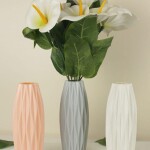 Sham Vase - Modern Plastic Vase for Table and Corner Decoration
