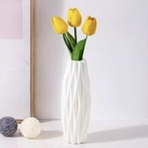 Sham Vase - Modern Plastic Vase for Table and Corner Decoration